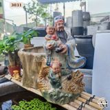 Chậu tượng ông Phúc size lớn, chậu tượng Phúc Lộc Thọ, chậu tượng Phúc trồng cây trang trí nhà cửa