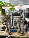Chậu tượng Hoàng Phi Hồng vò nhỏ