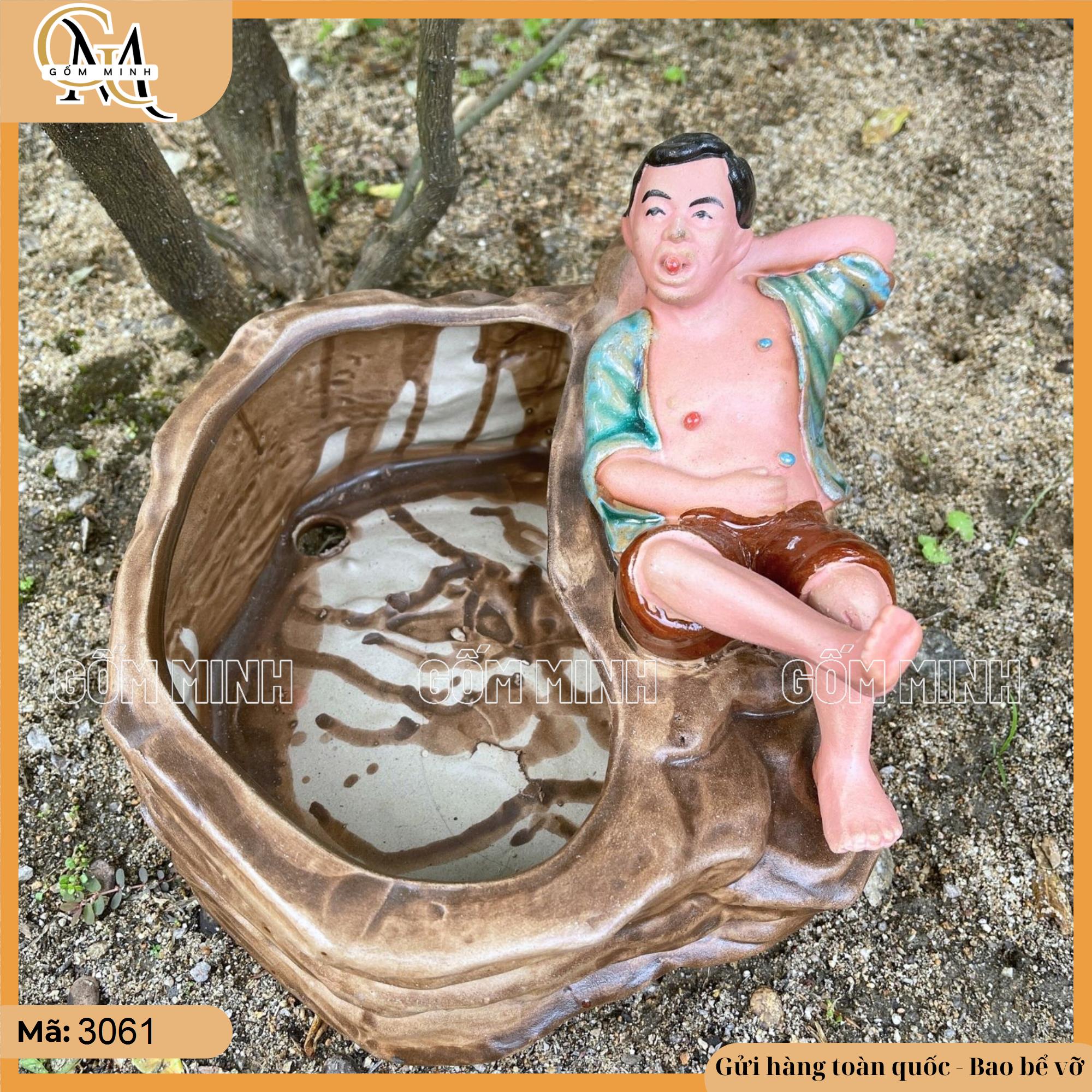 Chậu tượng Há miệng chờ sung