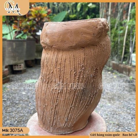 Chậu tượng đất nung cô gái nhiều dáng, chậu tượng cô gái, chậu trồng cây, chậu trồng hoa
