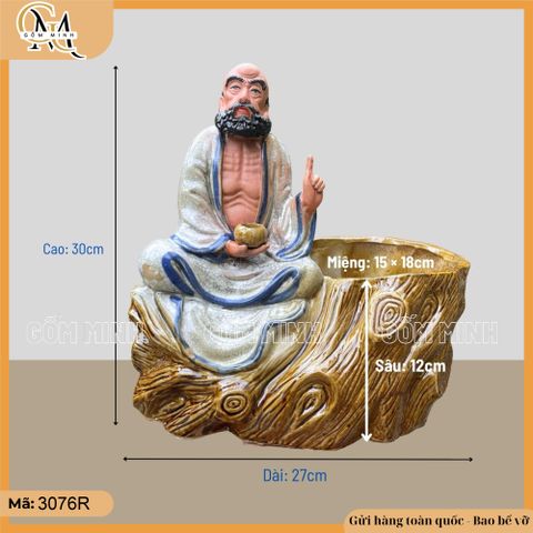 Chậu tượng Đạt Ma S2