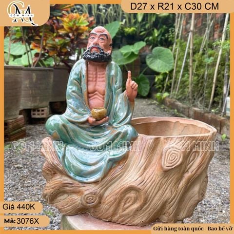 Chậu tượng Đạt Ma S2