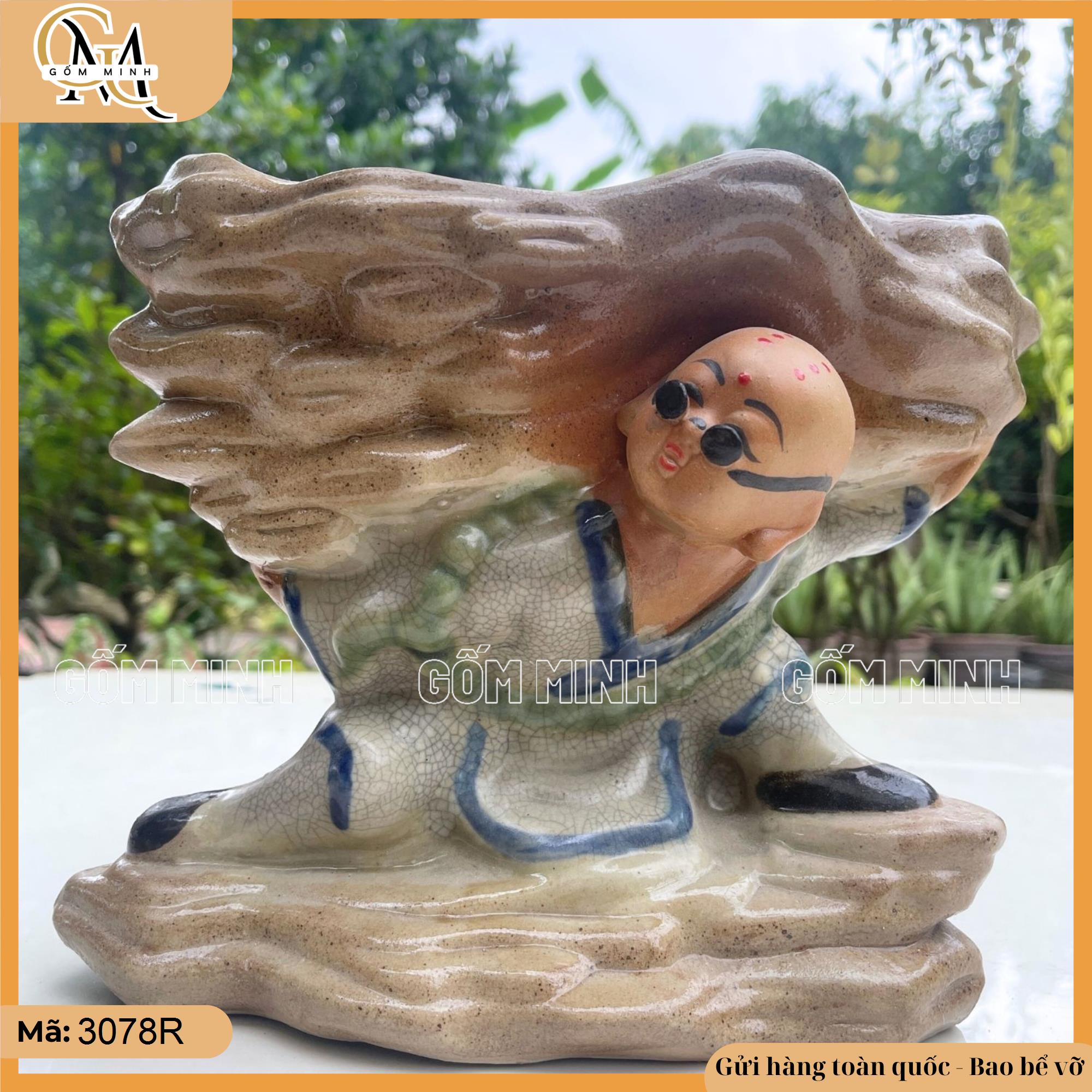 CT Chú tiểu vác đá MỚI