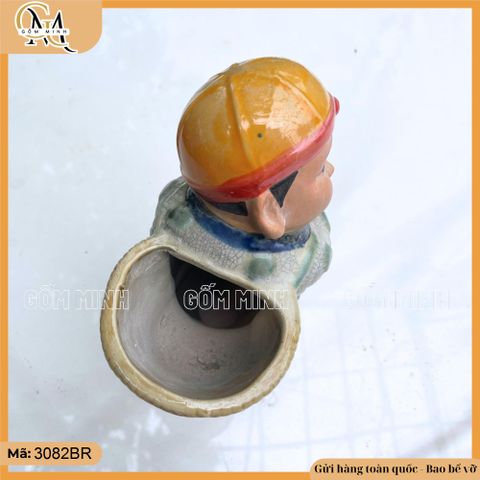 Chậu tượng cô bé, cậu bé chúc phúc dùng trồng cây, trồng hoa giúp không gian thêm ấm áp, an yên