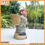 Chậu tượng cô bé, cậu bé chúc phúc dùng trồng cây, trồng hoa giúp không gian thêm ấm áp, an yên
