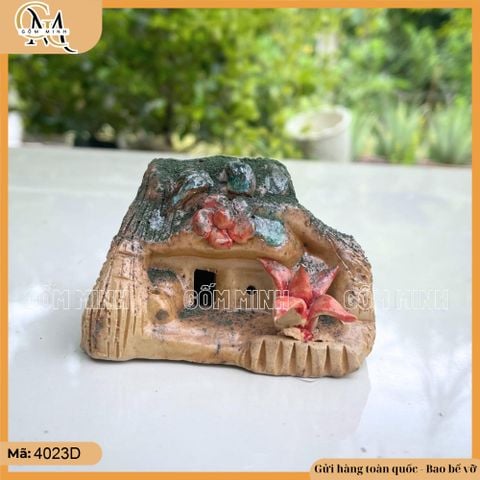 Tiểu cảnh nhà rơm nhiều mẫu trang trí non bộ, tiểu cảnh làng quê