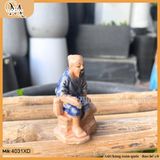 Tiểu cảnh ông câu cá mini trang trí thác nước, bể cá, hòn non bộ