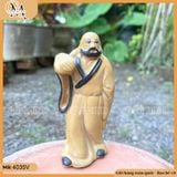 Tượng Đạt Ma mini trang trí bonsai, trang trí bàn làm việc, kệ sách