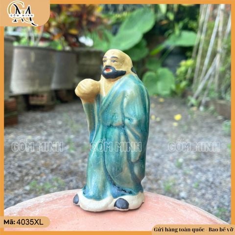 Tượng Đạt Ma mini trang trí bonsai, trang trí bàn làm việc, kệ sách