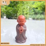 Tiểu cảnh chú tiểu nhỏ gốm Bát Tràng nhiều mẫu
