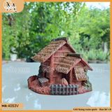 Mô hình nhà nam bộ gốm Bát Tràng, tiểu cảnh nhà nam bộ, mô hình nhà lá trang trí bonsai