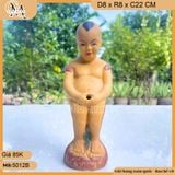 Tượng cu tè cao 13cm, 21cm, 22cm, tượng cậu bé đứng tè làm thác nước trang trí bể cá