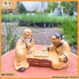 Tiểu cảnh 2 ông đánh cờ vàng (size nhỏ)