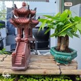 Tiểu cảnh Lầu Quan Âm trang trí non bộ, cây cảnh