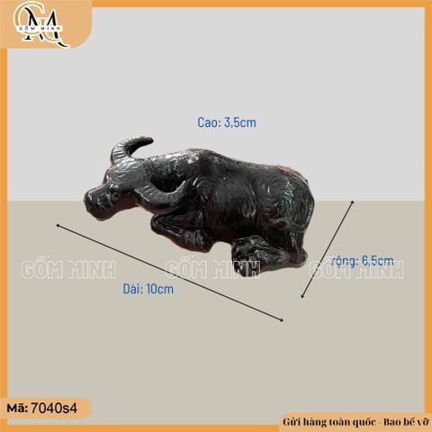 Tiểu cảnh trâu đứng mini, trâu nằm nhiều mẫu trang trí bonsai