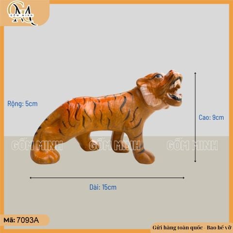 Tượng hổ, tượng đại bàng nhỏ gốm Bát Tràng, tiểu cảnh hổ, tiểu cảnh đại bàng, tượng hổ đại bàng nhỏ