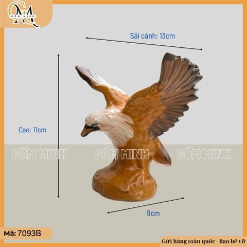 Tượng hổ, tượng đại bàng nhỏ gốm Bát Tràng, tiểu cảnh hổ, tiểu cảnh đại bàng, tượng hổ đại bàng nhỏ
