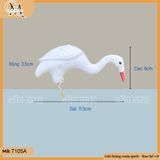 Tiểu cảnh cò túm mini gốm Bát Tràng nhiều mẫu trang trí hòn non bộ, thác nước, bể cá