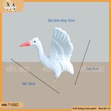 Tiểu cảnh cò túm mini gốm Bát Tràng nhiều mẫu trang trí hòn non bộ, thác nước, bể cá