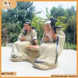 Tiểu cảnh tượng tiên ông đánh cờ lớn gốm Bát Tràng