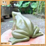 Tượng ếch nhiều màu, tượng ếch decor, tượng ếch bằng gốm trang trí bonsai, non bộ (giao màu ngẫu nhiên)