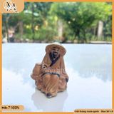 Tượng ông câu cá giỏ nhỏ, tượng vọng câu cá, tượng câu cá mini, phụ kiện bể cá, phụ kiện hòn non bộ
