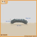 Mô hình cầu nhỏ dài 12cm bằng gốm decor non bộ, phụ kiện hòn non bộ