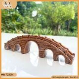 Mô hình cầu dài 19cm, mô hình cầu trang trí, mô hình cây cầu bằng gốm, phụ kiện hòn non bộ