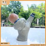 Tượng chú tiểu đánh võ nhiều dáng - dũng mãnh, quyết tâm, tượng gốm võ thuật gốm Bát Tràng