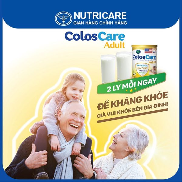 Sữa bột Nutricare ColosCare Adult cho người lớn tuổi 400g