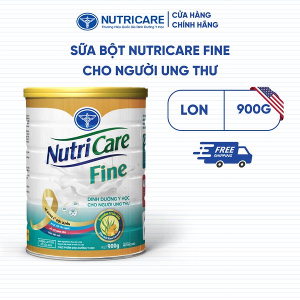 Sữa Bột Nutricare FINE Tăng Cường Sức Đề Kháng Ăn Ngon Miệng Giảm Táo Bón Hỗ Trợ Người Ung Thư Giảm Tác Hại Hoá Xạ Trị