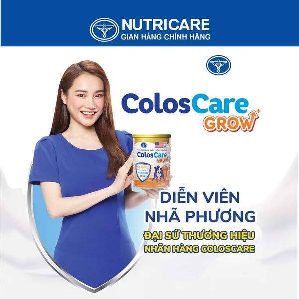 Sữa bột Nutricare Coloscare GROW+ phát triển chiều cao tăng miễn dịch 400g
