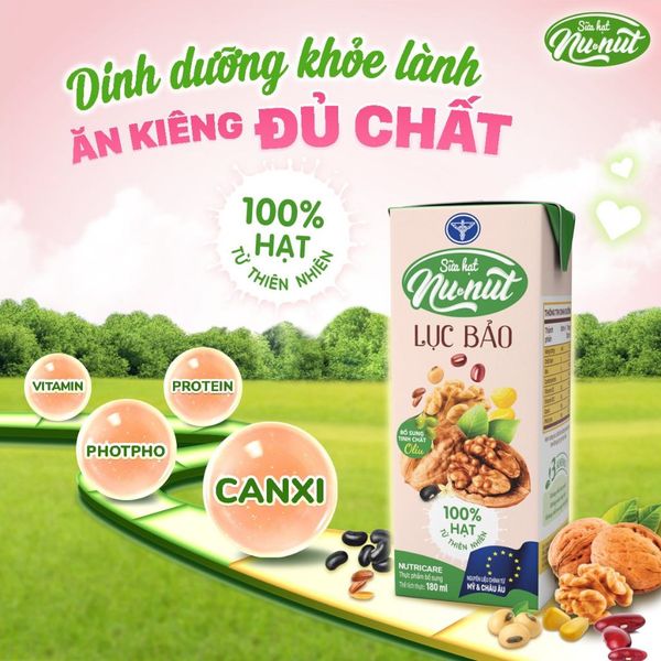 Thùng 48 Hộp Sữa Hạt Óc Chó NUNUT Lục Bảo Nutricare Hỗ Trợ Giảm Cân Ngăn Ngừa Ung Thư Giảm Căng Thẳng Tốt Cho Tim Mạch