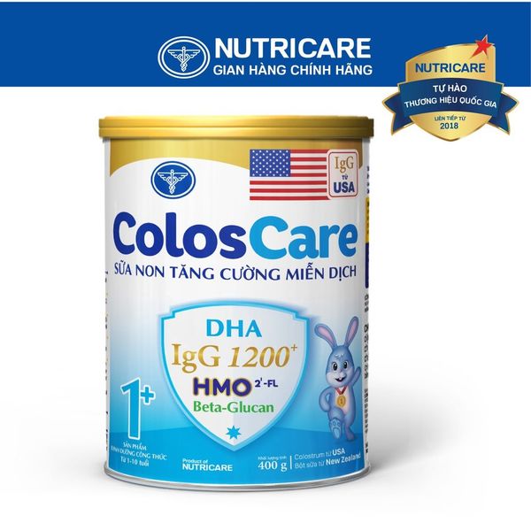 Sữa non Nutricare ColosCare 1+ tăng cường hệ miễn dịch 400g