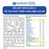Sữa Bột METACARE 2+ Nutricare Giúp Bé Tăng Cân Phát Triển Chiều Cao Tăng Cường Sức Đề Kháng Bé 2-10 Tuổi 850G/Lon
