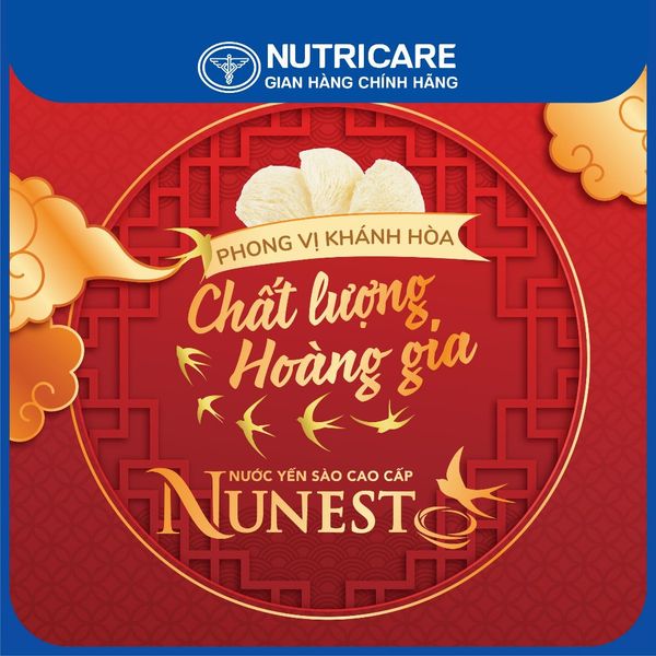 Nước Yến Sào NUNEST GASTRO 15% Tổ Yến Cho Người Viêm Loét Dạ Dày Tá Tràng Rối Loạn Tiêu Hoá, Tiêu Hoá Kém 70ML/HŨ