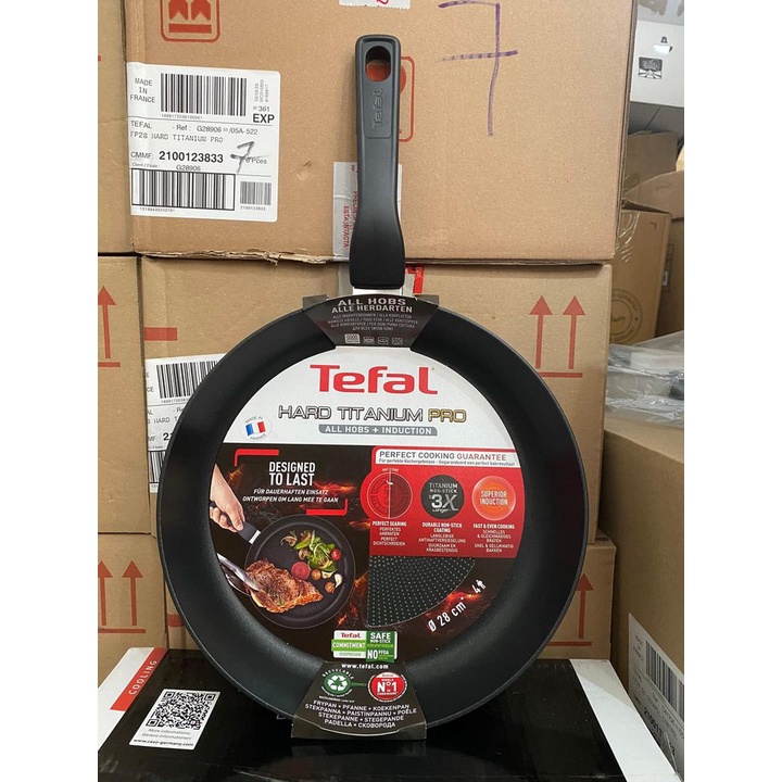 Tefal Hard Titanium Pro hapjespan (28 cm
