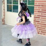  P24_282. Đầm Halloween Kuromi Tím 