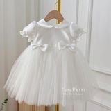  P24_208. Đầm Công Chúa Có Cổ Nơ 