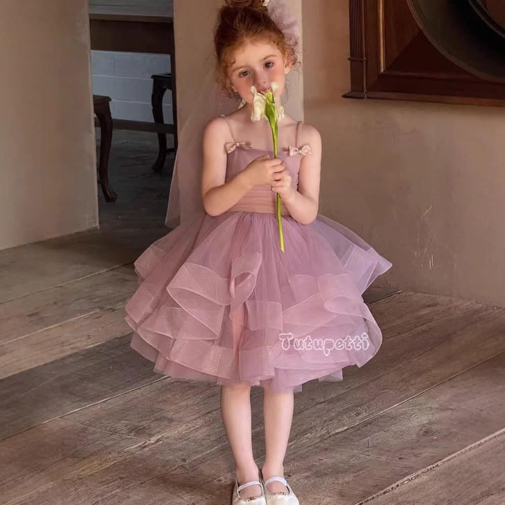  P25_60. Đầm Công Chúa Bồng Bềnh Hồng 