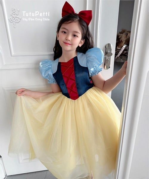  P23_143. Đầm Công Chúa Bạch Tuyết 