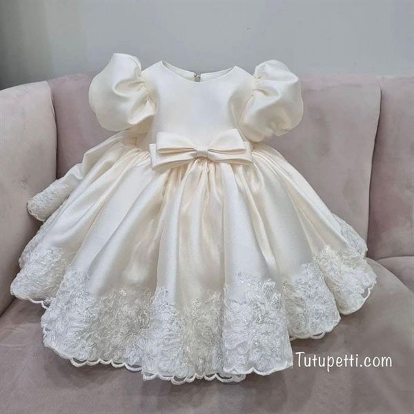  P23_326. Đầm Công Chúa Trắng Ren 