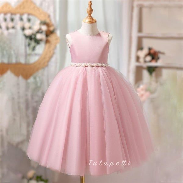  P24_125. Đầm Công Chúa Cao Cấp Hồng 