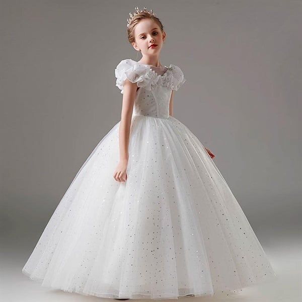  P24_31. Đầm Công Chúa Lọ Lem Trắng 