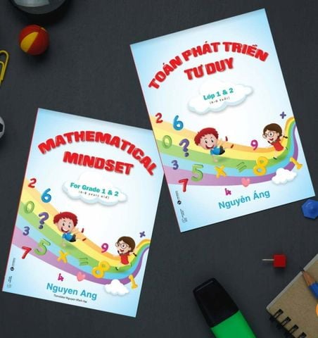 Combo Toán phát triển tư duy bản Tiếng Anh và Tiếng Việt