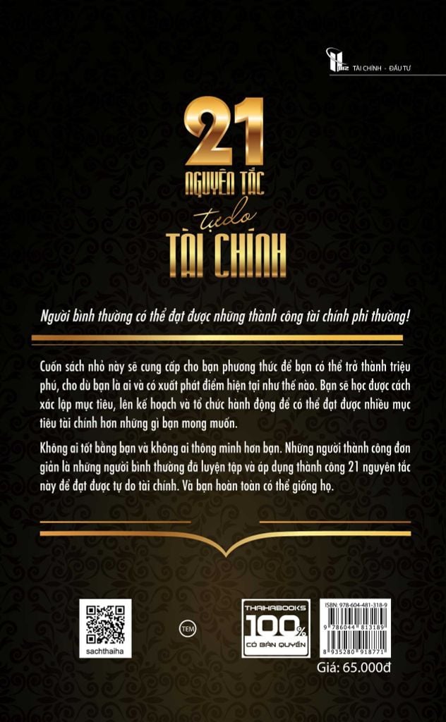 21 nguyên tắc tự do tài chính (TB 2025)