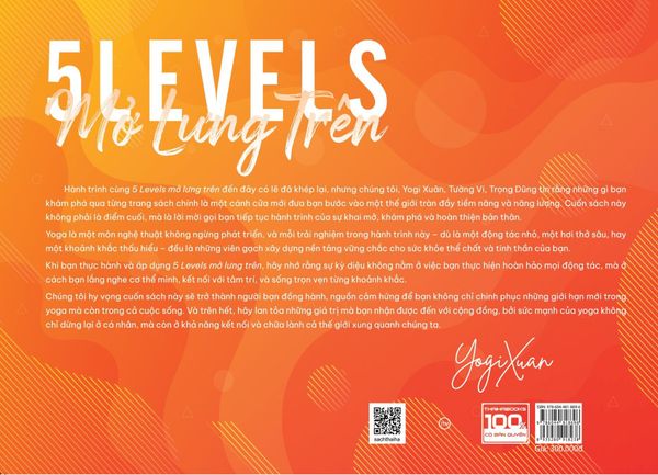 5 levels mở lưng trên