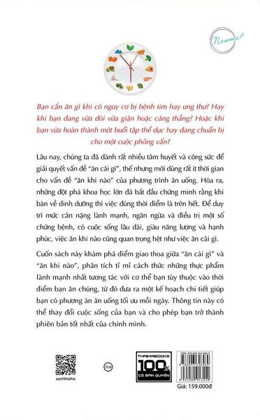 Ăn gì khi nào - Chiến lược cải thiện sức khỏe và đời sống bằng thực phẩm