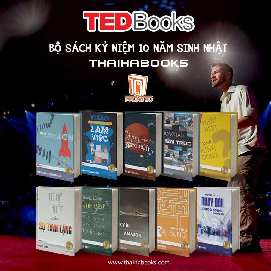 TEDBooks - Bộ sách chào mừng sinh nhật 10 năm Thái Hà Books