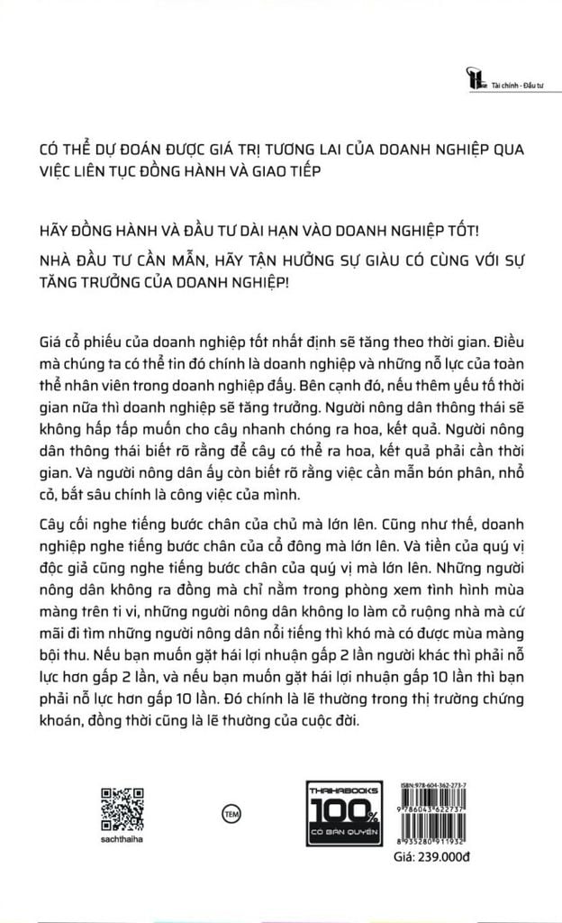 Chứng khoán – Hãy đầu tư như một nhà nông